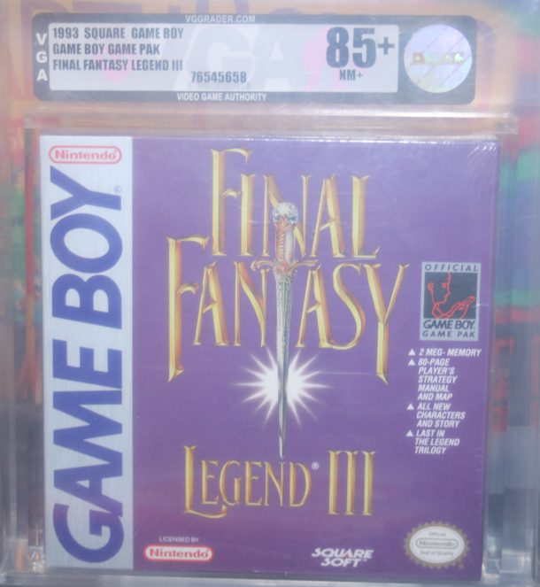 Final Fantasy Legend iii Square, the actual copy, VGA 85+