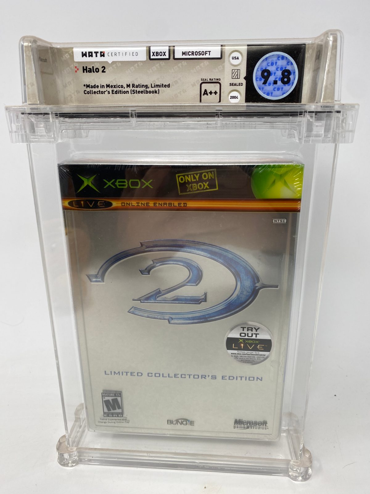 Halo 2 Collectors Edition, the actual copy, WATA 9.8 A++